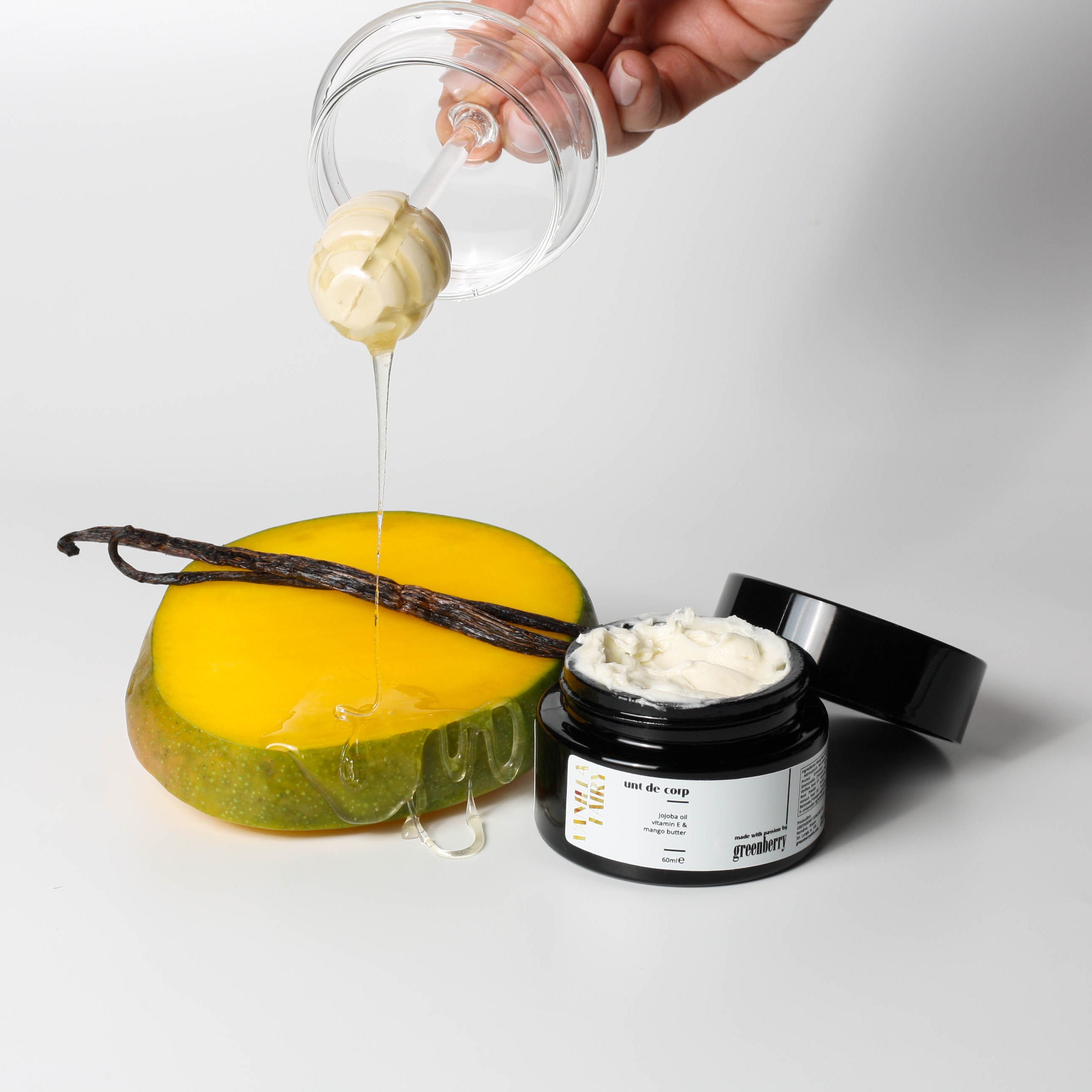 Unt de corp Vanilla Fairy cu mango, vanilie si miere